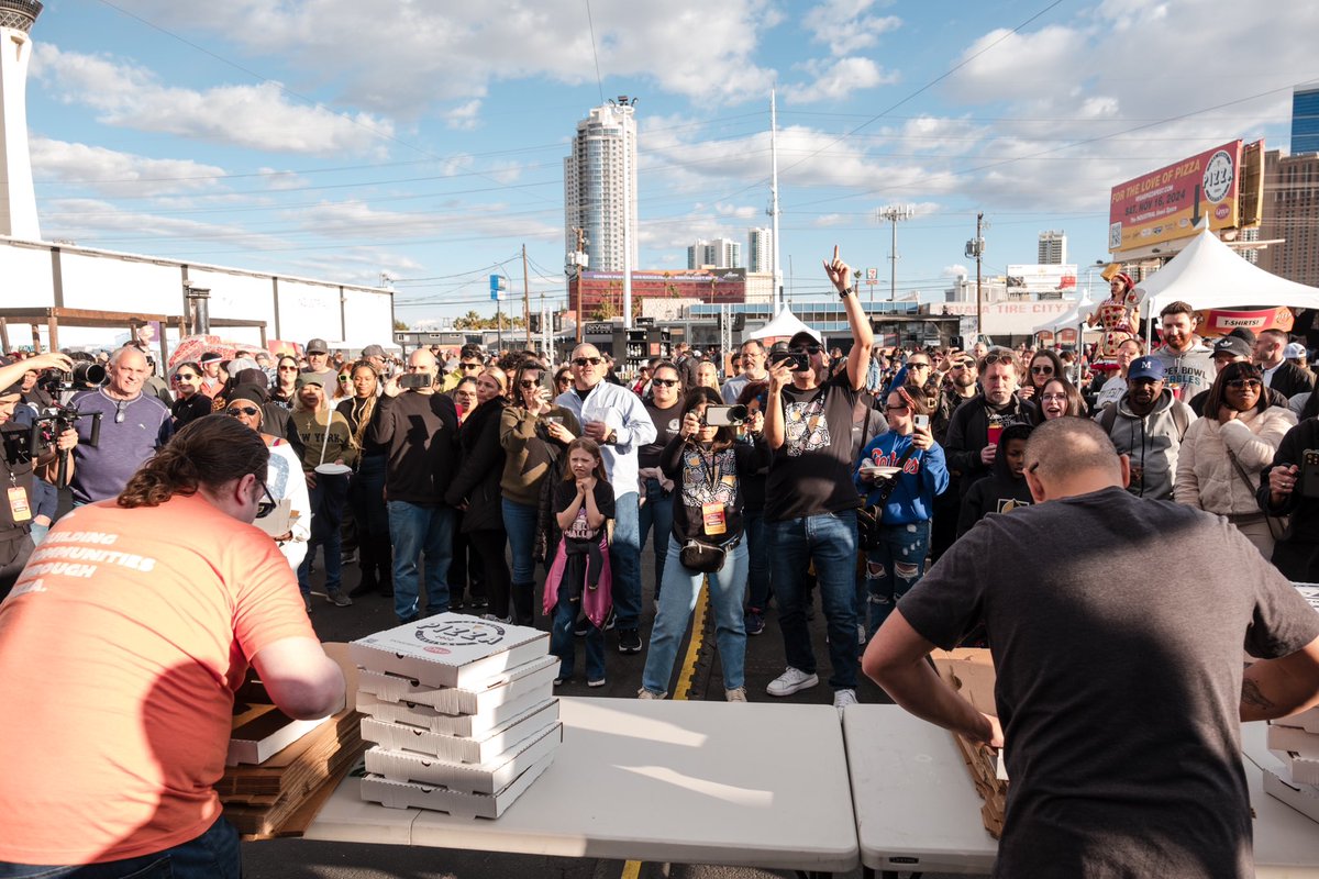 vegaspizzafest's tweet image. The cheesiest day of the year is BACK! The #LasVegasPizzaFestival returns for its FIFTH year Saturday, Nov. 15 — and you dough-not want to miss out. Sign up at vegaspizzafest.com to get all the breaking news and be the first to know when tickets drop! 🍕✨🎉
#LVPF #Pizza