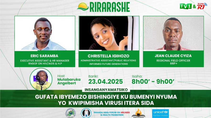 informed_gens's tweet image. Don’t miss our show on TV.

Tomorrow, in support of @RwandaNGOForum, we’ll be hosted on @TV1Rwanda in collaboration with @rrpplus and @unicefrw to discuss informed health decisions beyond the HIV test.
#InformedGens
#BeyondTheTest
#GetTestedStayHealthy
@Knooliet @harerimana_tito