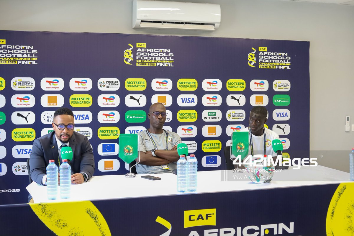 Snaps 📸📸: African Schools Football Championship. Team Senegal Male U-15. 
Coach; Ousmane Diop 
Players; Assane Sarr 
#AfricanSchoolsFootballChampionship