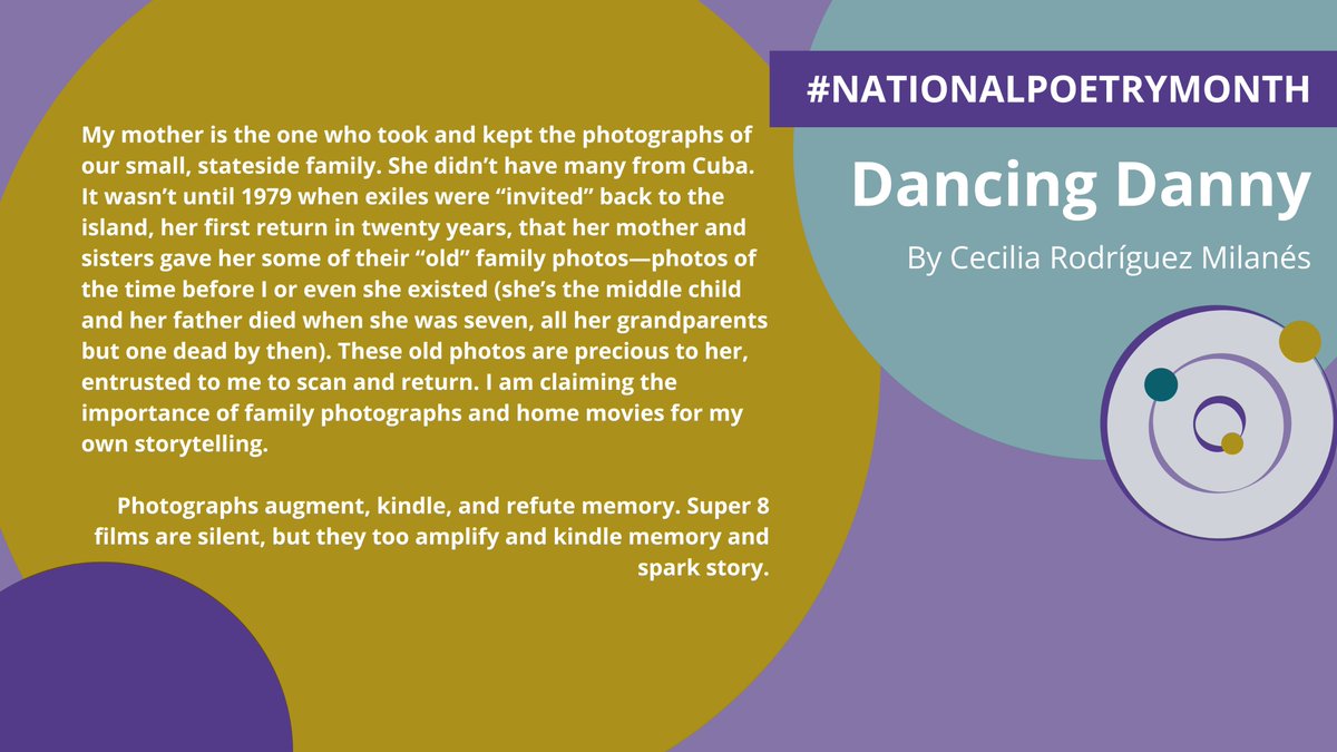📣This fantastic #videoessay and intro by Cecilia Rodríguez Milanés features #poetry perfect to spotlight for #nationalpoetrymonth!

🔗Visit the link in our bio to read more!

#TeamRhetoric #AcademicChatter #poetrylovers #WritingCommunity #HigherEducation