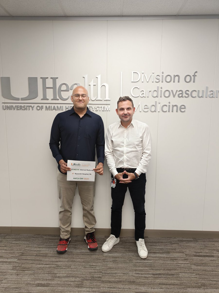 ParthMunjal6's tweet image. A little late to the party. All&apos;s well that ends well. Serendipity, synchronicity you may call it what you want. I feel blessed.
Thank you for your support Prof. @YChatzizisis 
@umiamimedicine
 #match2025