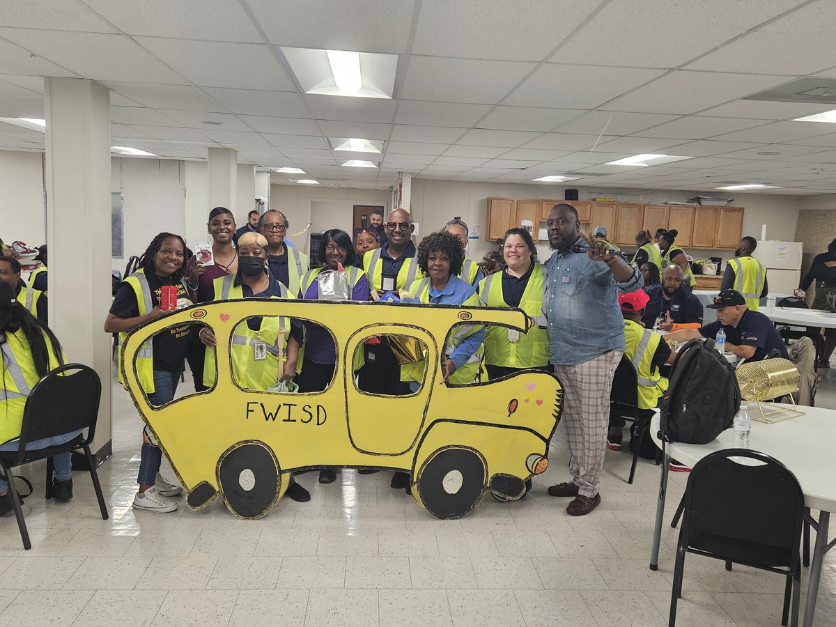 FortWorthISD's tweet photo. ππ Happy School Bus Driver Appreciation Day! ππ
Today, we celebrated our incredible FWISD Transportation team with sandwiches, goodie bags, and a fun raffle! ππ
#FWISDStrong #ThankYouBusDrivers #SchoolBusDriverAppreciation https://t.co/uCHDzXaq8b