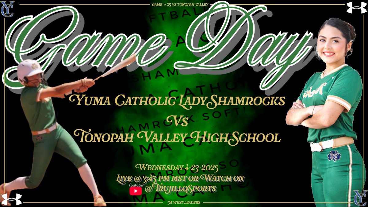 Yuma Catholic takes on Tonopah Valley 4/23/2025 @ 3:45 pm! 
<a href="/ByronJarred/">Byron Jarred Lackey</a> <a href="/928nxtlvlmedia/">Francisco Dominguez</a> <a href="/Coach_Ochoa8/">Erick Ochoa</a>