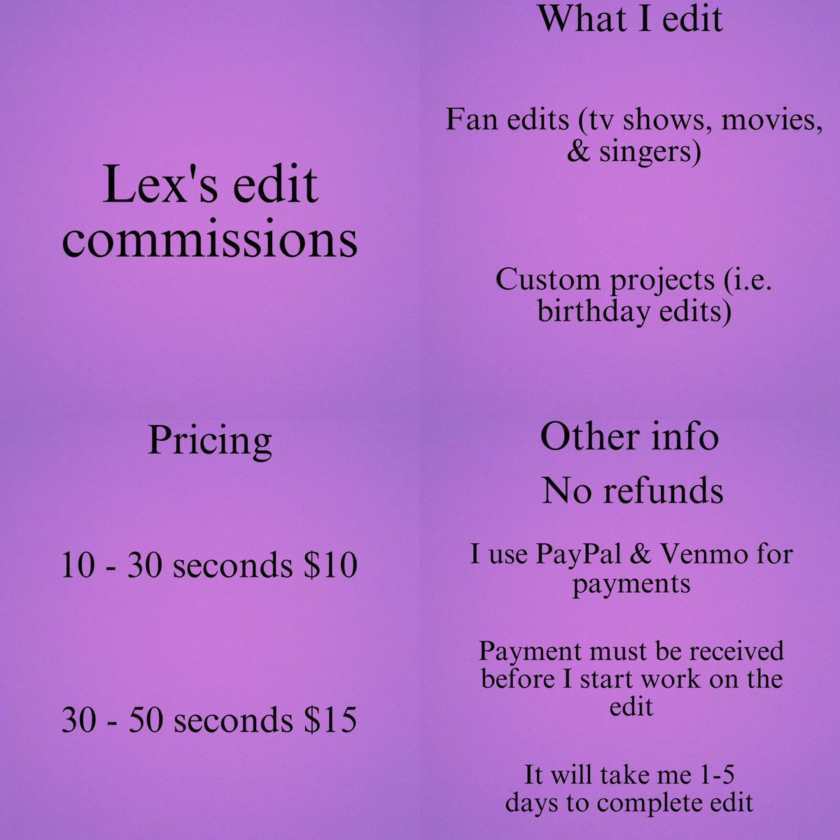 mmurdockcore's tweet image. my edit commissions are open!!