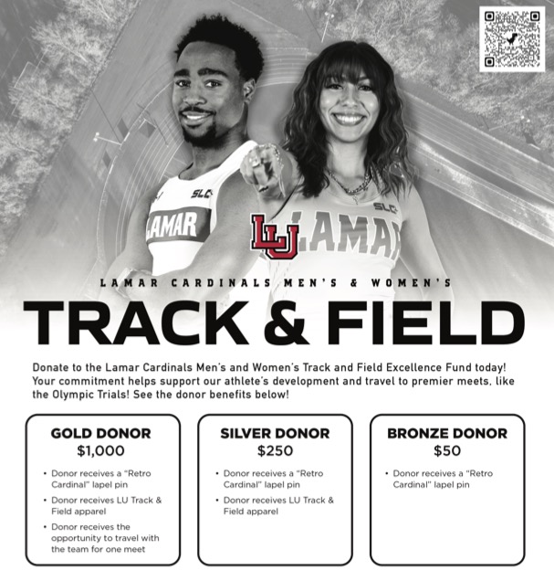 epay.lamar.edu/C20117_ustores…

Big things are continuing to happen surrounding our Track &amp; Field teams! Support our student-athletes today as they strive for greatness!