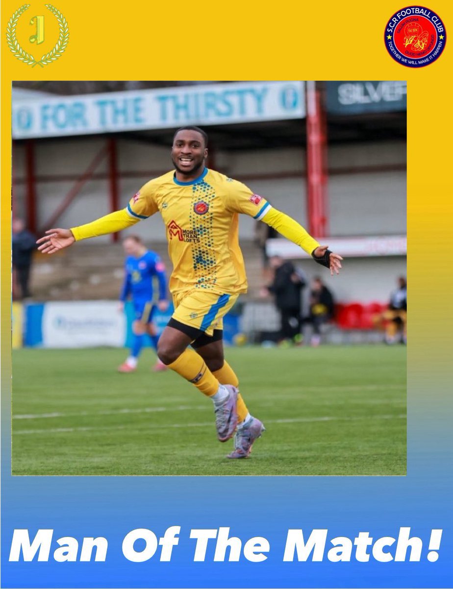 official_scrfc's tweet image. The man of the match award following yesterday’s game at Rayners Lane went to Daniel Pepple!