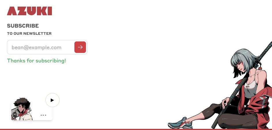 Azuki started a newsletter so you can receive updates about anything Garden/$anime straight to your mailbox. 

To help the team stay in contact even when you're taking a vacation from social media or just generally busier, the goal is to compile all the information in one