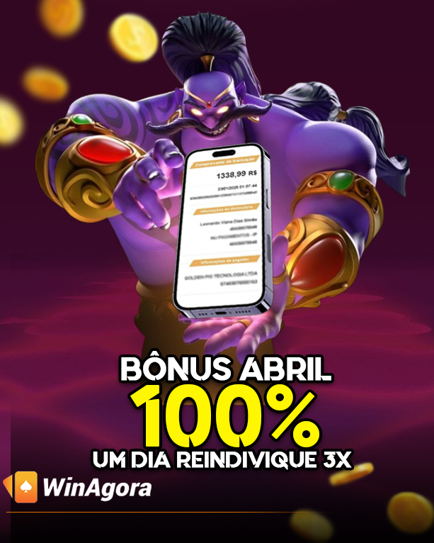 🚨 BÔNUS DE ABRIL LIBERADO!
Cadastre-se agora e receba 100% de bônus no primeiro depósito.
Promoção válida só neste mês! ⏳
👉    cli.re/Pagandomuito
#Winagora #Variadade #WinagoraOfficial #JogoOnline #Jogadores #Ganhando #Bonus #SlotOnline #CassinoOnline #MegaGanha