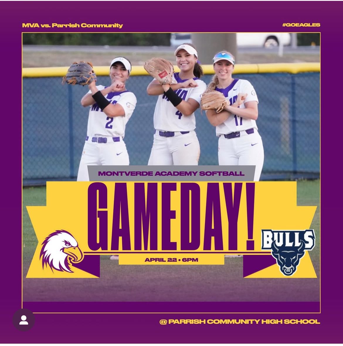 MVA Softball (@mvasoftball) on Twitter photo ๐ฆ
๐ ๐ ๐ ๐ ๐ ๐ ๐ ๐ฆ
๐ Parrish Community HS
๐ 6:30pm
๐๏ธ GoFan App
๐Parrish, FL
#FlyEaglesFlyย <a href="/JMarkG1962/">Jeff Gardenour</a> <a href="/MaxPreps/">MaxPreps</a> <a href="/Andy_Villamarzo/">Andy Villamarzo</a> ๐ฆ
๐ ๐ ๐ ๐ ๐ ๐ ๐ ๐ฆ
๐ Parrish Community HS
๐ 6:30pm
๐๏ธ GoFan App
๐Parrish, FL
#FlyEaglesFlyย <a href="/JMarkG1962/">Jeff Gardenour</a> <a href="/MaxPreps/">MaxPreps</a> <a href="/Andy_Villamarzo/">Andy Villamarzo</a>