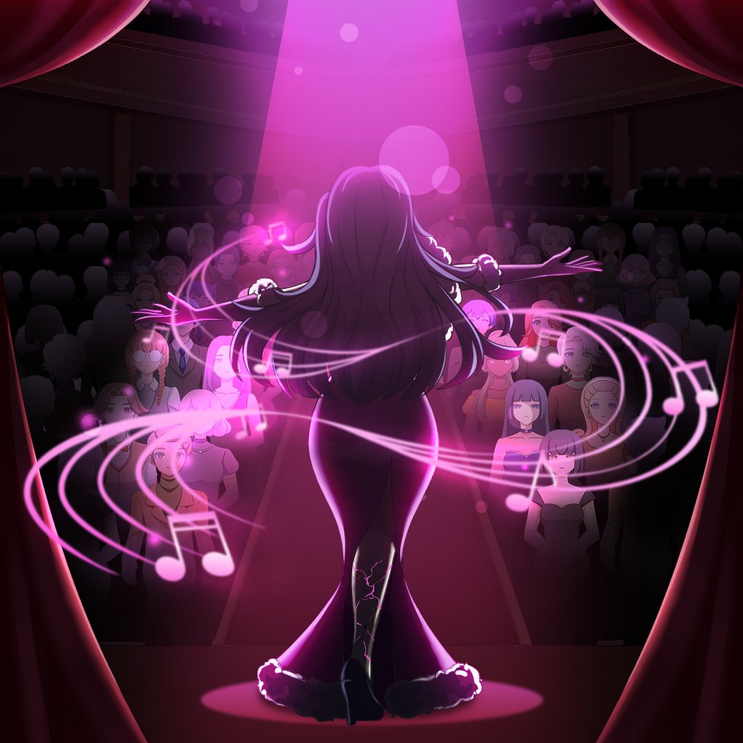 [Corrupter Lore Post: Return of the Songstress] 🗣️🎶

She was once your favorite songstress,
But songs and notes got lost in time.
Once thought swansong's sung,
Now return with a feverent charm.

#VTuber #ENVTuber