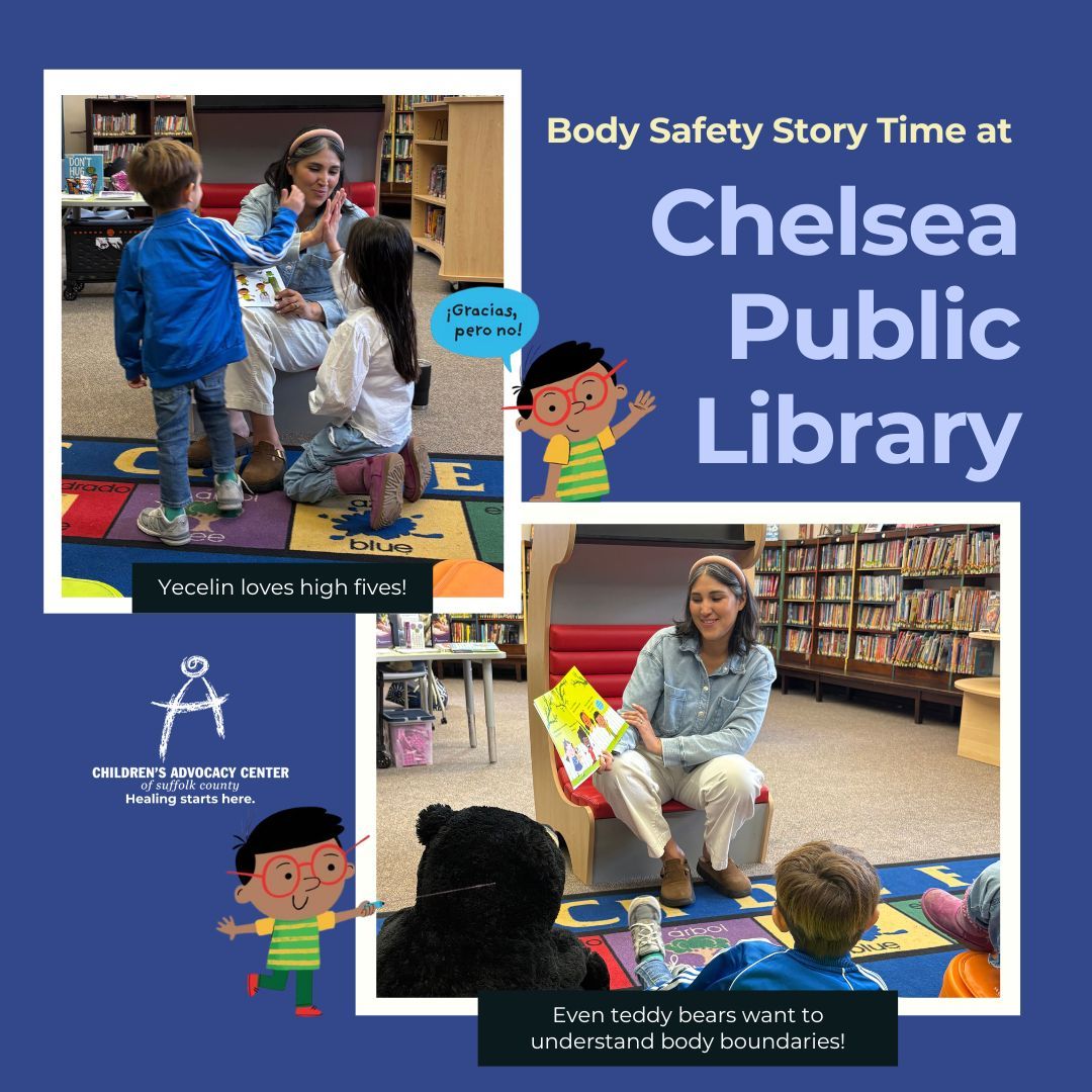 Children's Advocacy Center of Suffolk County (@suffolkcac) on Twitter photo We can't say enough about our #StoryTime at Chelsea Public Library! Listening to our Yecelin, our Bilingual Clinical Case Manager, read "No Abrazar a Gaspar" to a very attentive audience (teddy bear included!) brought the sun out on an otherwise rainy Saturday!
<a href="/ChelseaGov_MA/">City of Chelsea</a> We can't say enough about our #StoryTime at Chelsea Public Library! Listening to our Yecelin, our Bilingual Clinical Case Manager, read "No Abrazar a Gaspar" to a very attentive audience (teddy bear included!) brought the sun out on an otherwise rainy Saturday!
<a href="/ChelseaGov_MA/">City of Chelsea</a>