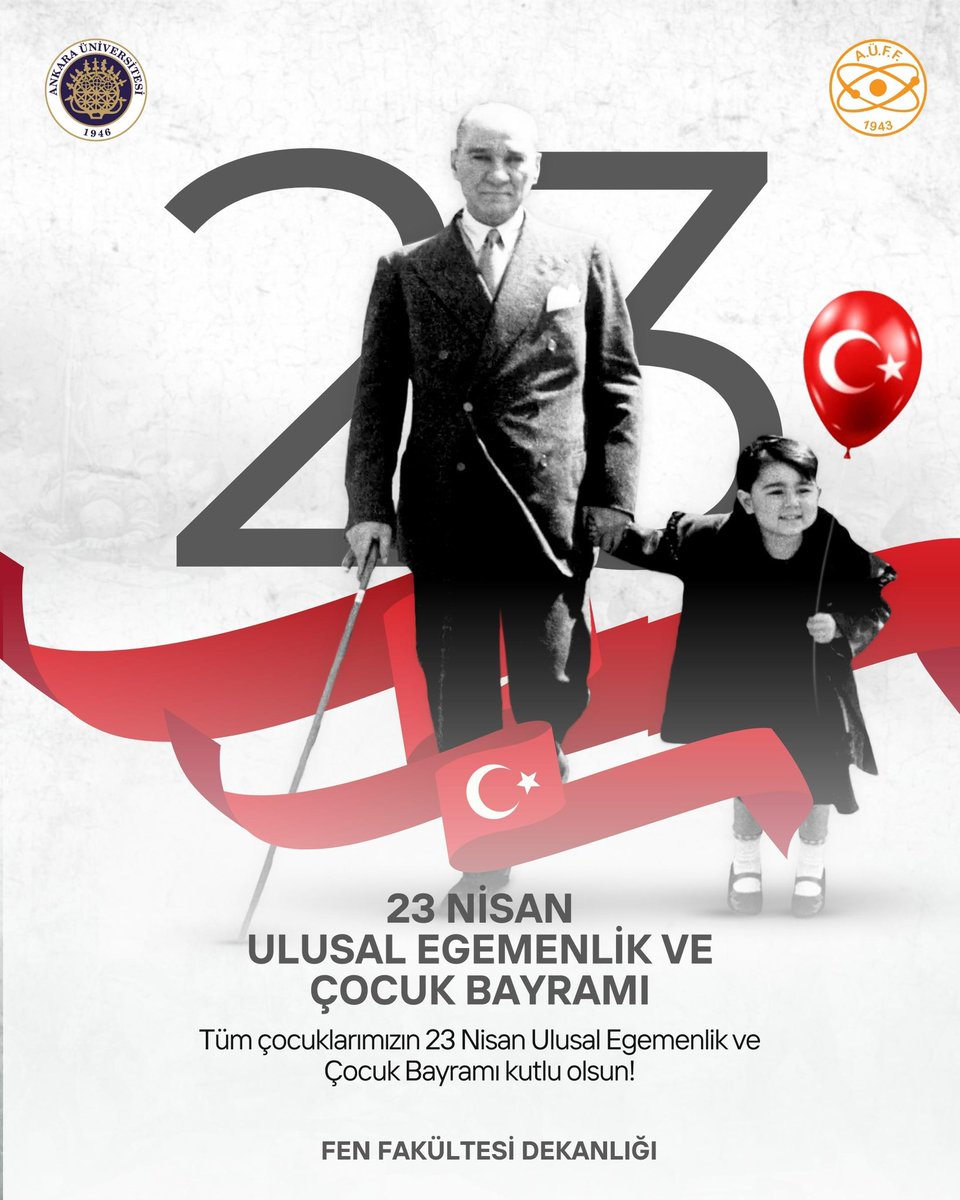 “Gelecek, bilimin ışığında yetişen çocukların ellerinde şekilleniyor.” 🇹🇷23 Nisan Ulusal Egemenlik ve Çocuk Bayramımız Kutlu Olsun🇹🇷

#23nisanulusalegemenlikveçocukbayramımız 
#23nisan105yaşında🇹🇷 
#ankarafen