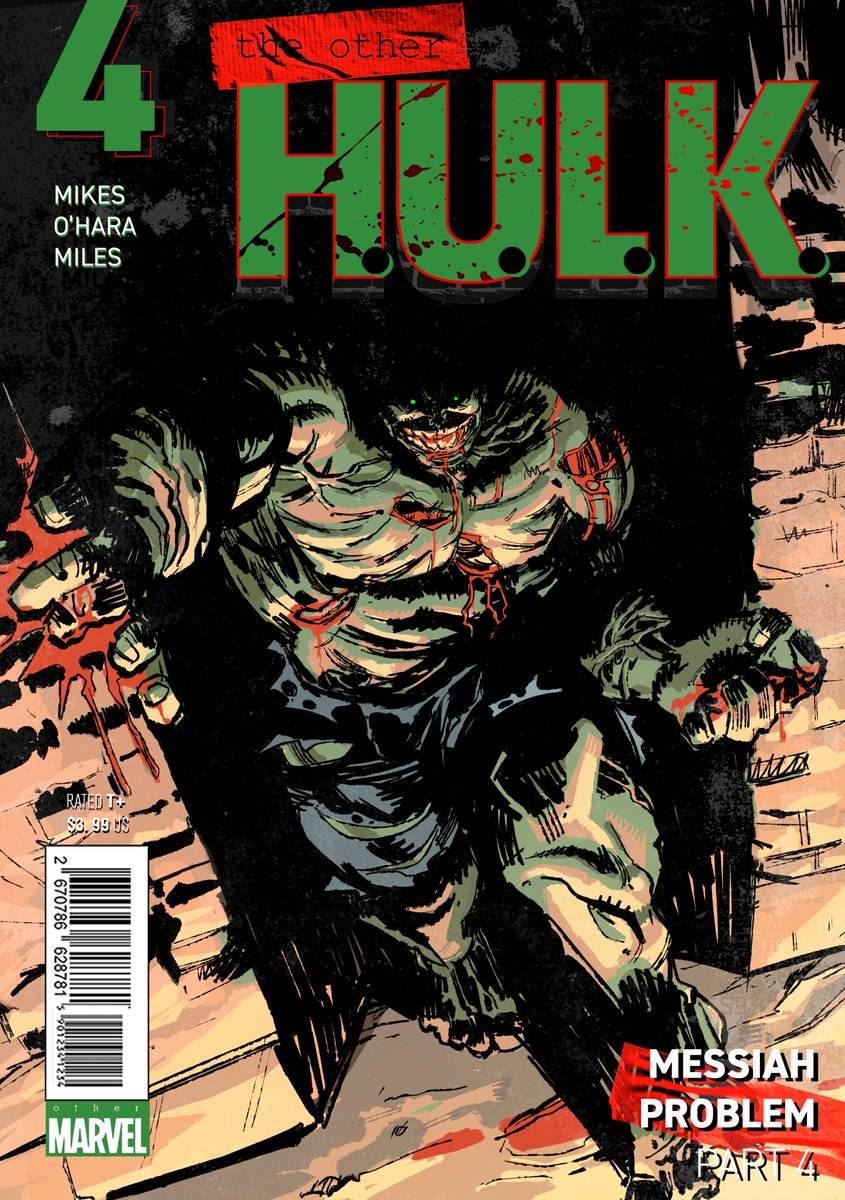 Fan cover :D

#marvelcomics 
#hulk 
#the_other_Marvel 
#originalart