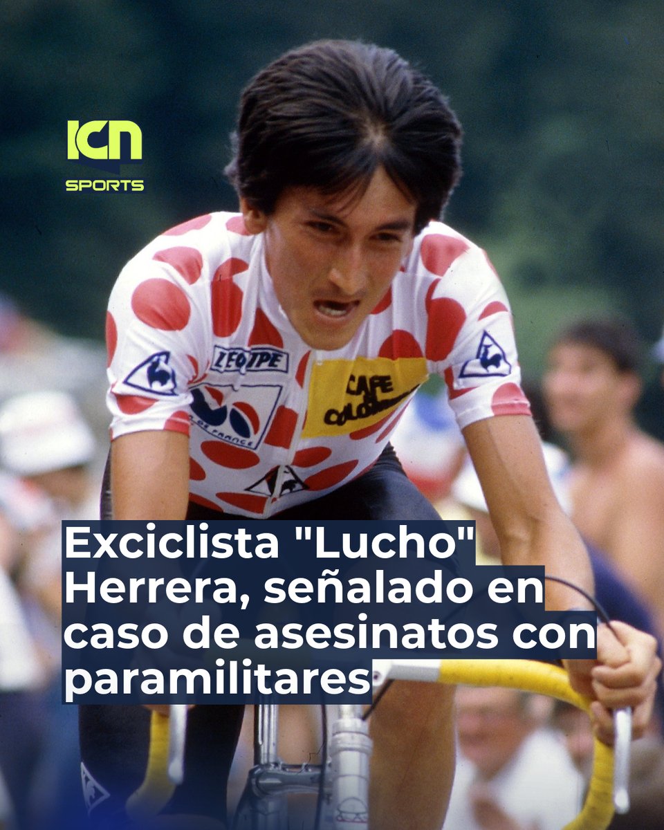 Deportes 🚨 I El exciclista colombiano Luis "Lucho" Herrera, campeón de la Vuelta a España en 1987, es señalado de formar parte de una supuesta trama con paramilitares para asesinar a campesinos y apropiarse de sus tierras, acusaciones que él niega.