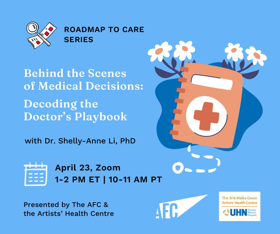 📣 Empower yourself with knowledge! Join the Behind the Scenes of Medical Decisions: Decoding the Doctor’s Playbook workshop and gain valuable insights into navigating the healthcare system.

🗓️ Wednesday, April 23
🕰️ 1:00 PM - 2:00 PM ET | 10:00 AM - 11:00 AM PT
💻 FREE on Zoom