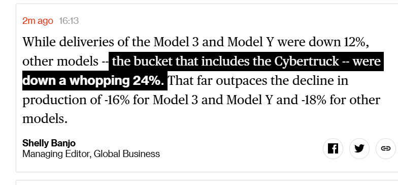 Terrible quarter for the Cybertruck bloomberg.com/news/live-blog…