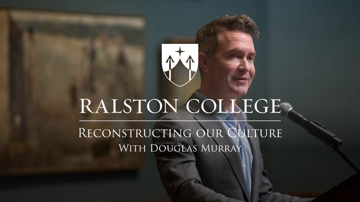 Douglas Murray's keynote address at Ralston College on the necessity—and our current opportunity—to rebuild a shared culture. He offers a moving vision of how literature, and poetry especially, can enrich lives and catalyze renewal:
ralston.ac/podcasts/dougl…