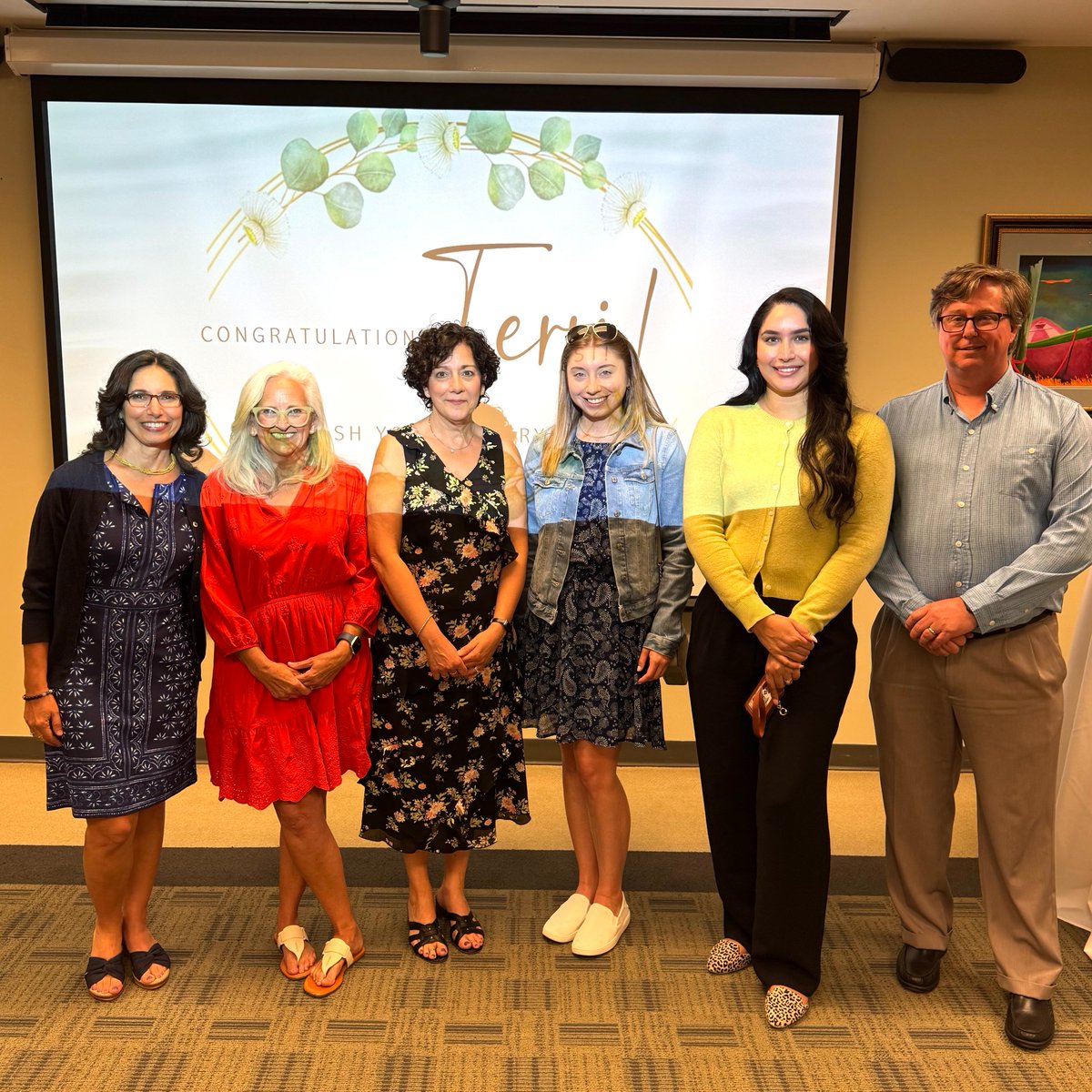 We had the pleasure of celebrating Terri Hollowell, Research Compliance Specialist, and her incredible contributions to Research &amp; Innovation — and the broader UNCW community — at her retirement party yesterday. Thank you, Terri, and congratulations!