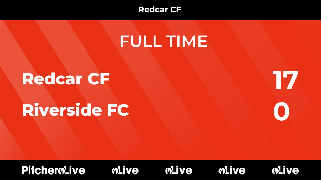 FULL TIME: Redcar CF 17 - 0 Riverside FC
#REDRIV #Pitchero
pitchero.com/clubs/redcarcf…