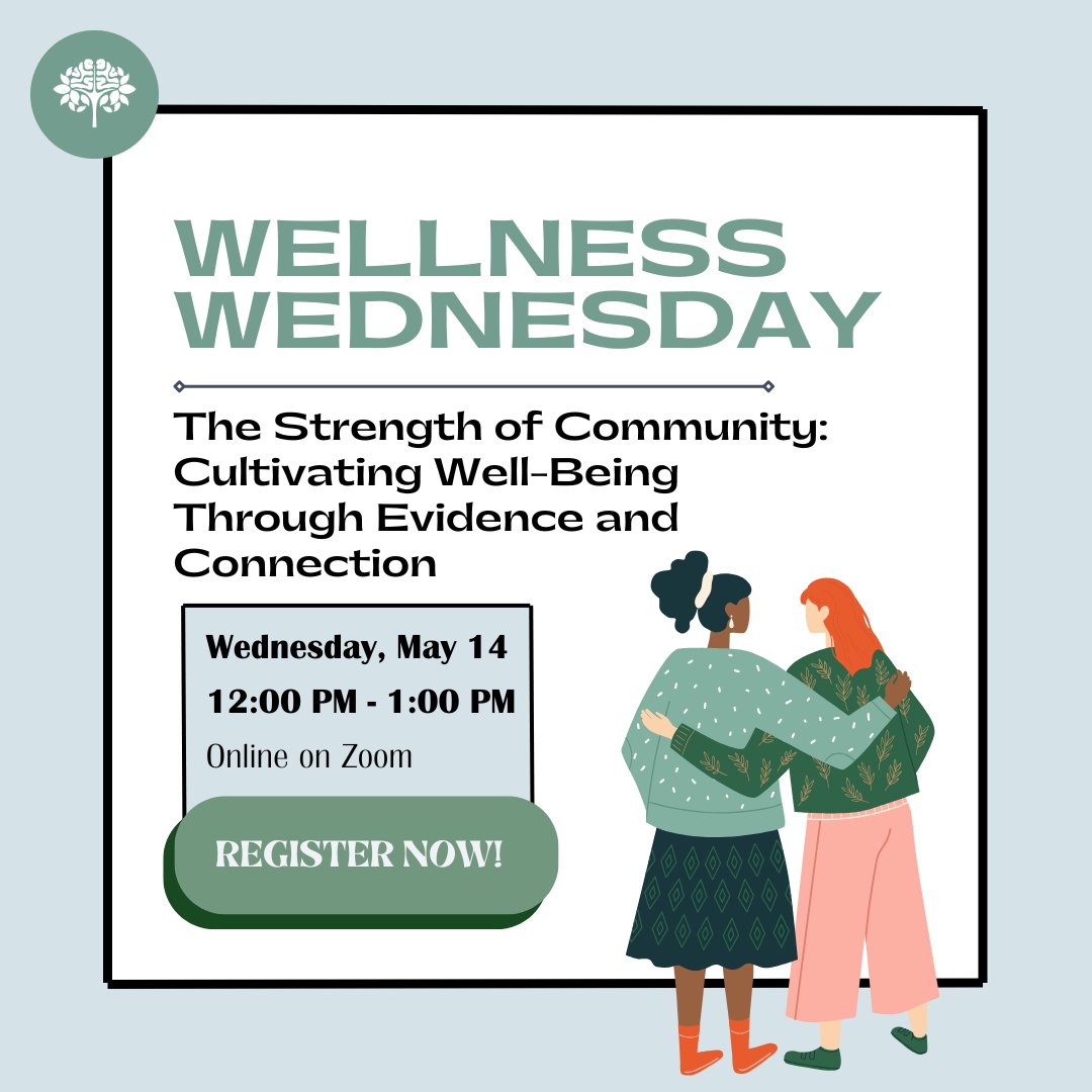Join us next month for an online Wellness Wednesday talk! Dr. Joanie Sims Gould and Dr. Joanna Pozzulo will speak to how engaging in activities with others can unlock new levels of well-being through the power of connection and community.

RSVP: bcbrainwellness.ca/events/wellnes…