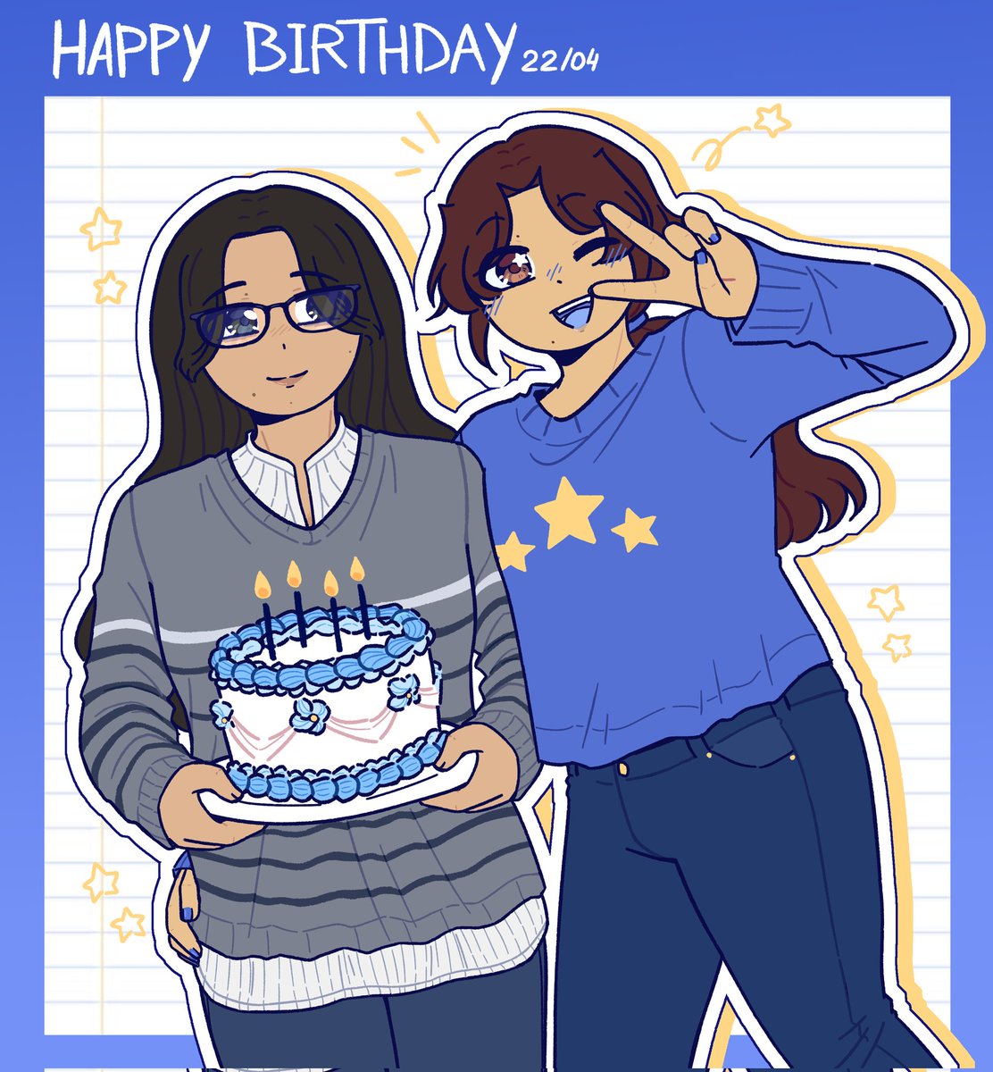 Happy birthday to me✨️

#drawing