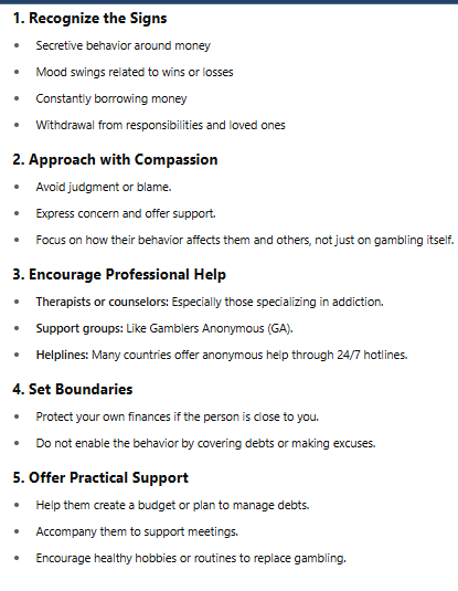 #ALX_AiSK <a href="/alx_africa/">ALX Africa</a> Day 2 learning about how to write clearer prompts. Used ChatGPT to help me understand the effects of gambling on an individual and how to help a gambling addict. Here are the results