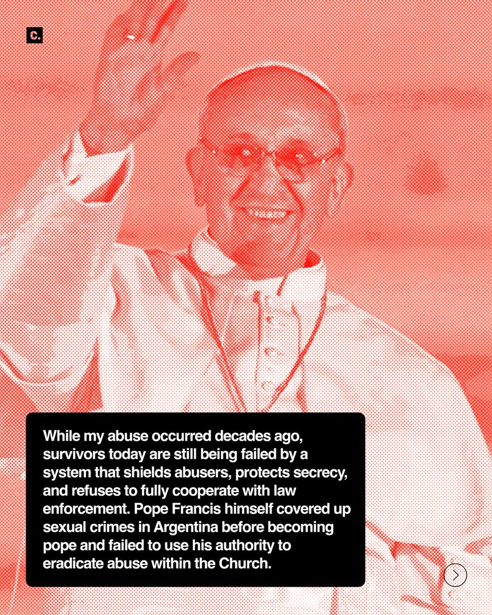 Change's tweet image. As the Catholic Church prepares to select a new pope, survivors are demanding that the next leader enforce a true zero tolerance policy on abuse.

Mary Dispenza is a member of the Survivors Network of those Abused by Priests (SNAP), which has launched a petition calling on the…