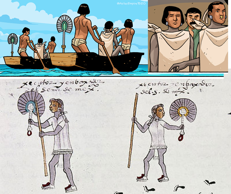 AztecEmpire1520's tweet photo. #CodexToComics
Mexica messengers/ambassadors from the Mendoza Codex. https://t.co/h9G68YDZL1 https://t.co/1YUSisOks1