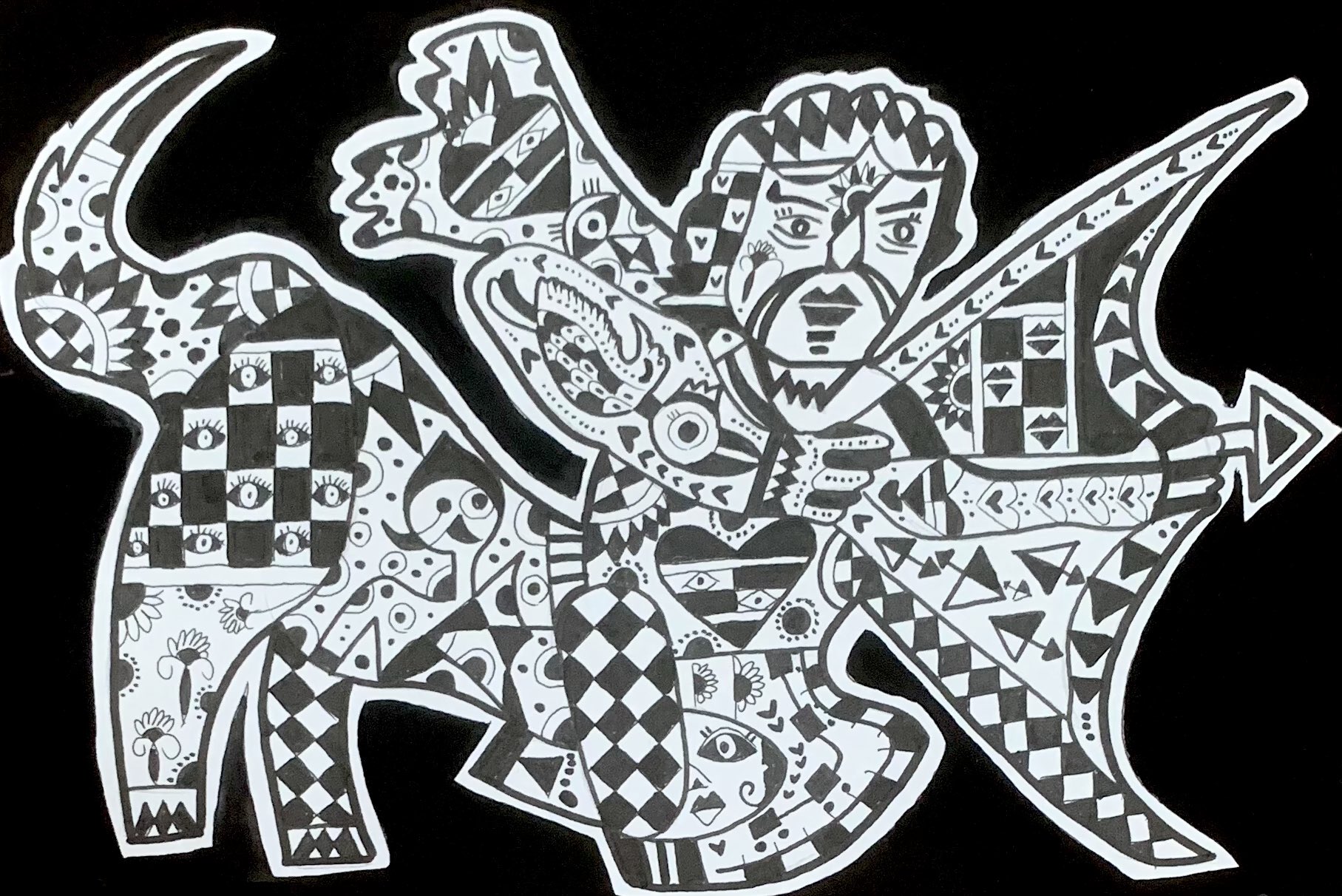 希少！横山たいぞう(吉本興業芸人)絵画
