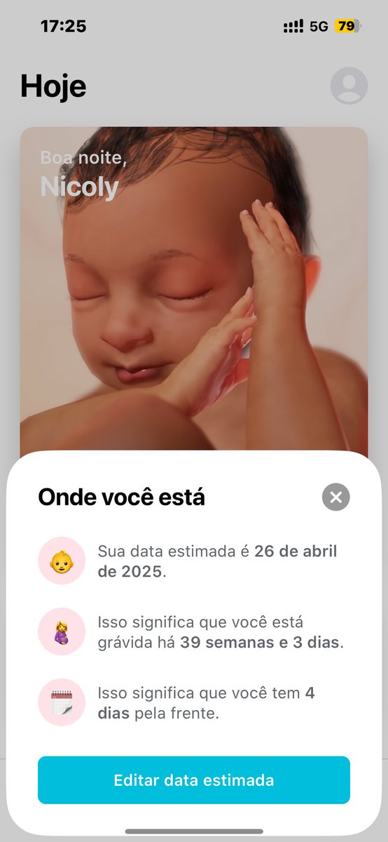 Hoje faltaria 4 dias para minha Hadassa estar no meus braços… ( se ela fosse apressadinha igual a mim, já estaria aqui)… 
Mas tenho certeza que lá de cima ela sabe que fui forte e os porquês de eu assinar o papel do aborto.