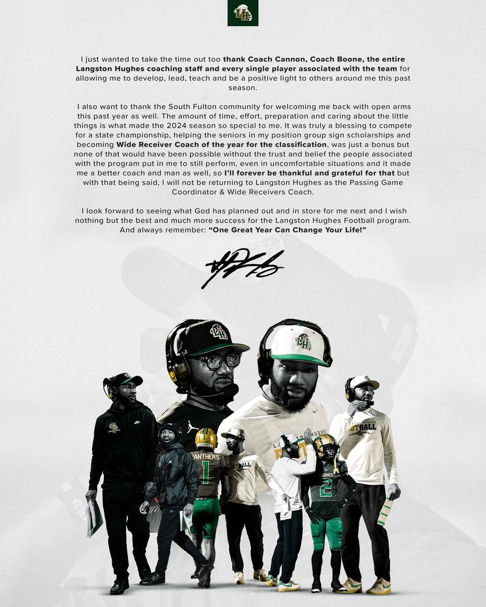 Thank You <a href="/RecruitLangston/">Hughes Football</a> for One Great Year… 🦍🌎🙏💯