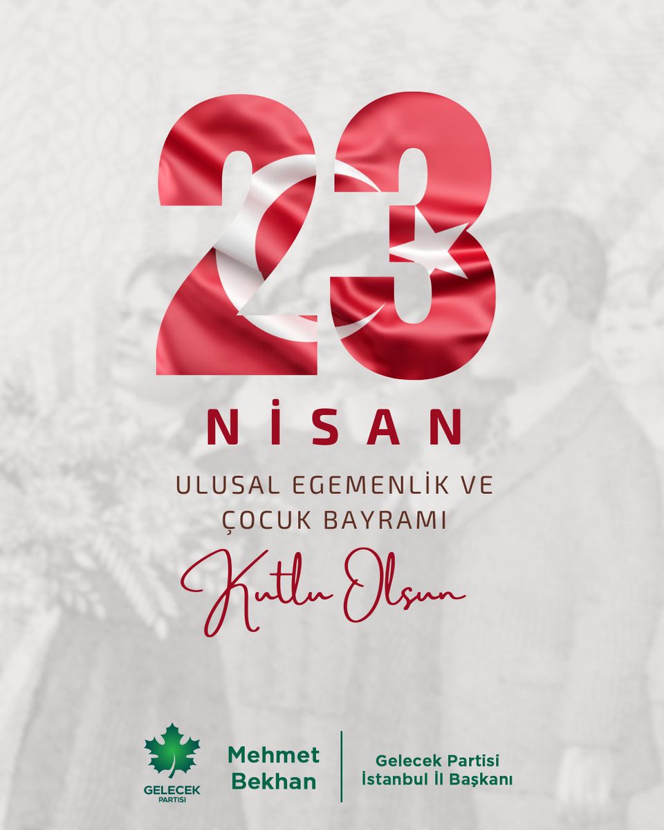Bugün yalnızca bir bayram değil, umutla bakan gözlerin, tertemiz yüreklerin ve geleceğe inancın günü…
23 Nisan, bir milletin egemenliğini çocukların ellerine emanet ettiği en özel armağan…
Gazi Mustafa Kemal Atatürk’ün bizlere bıraktığı bu kutlu miras, her çocuğun gülüşünde