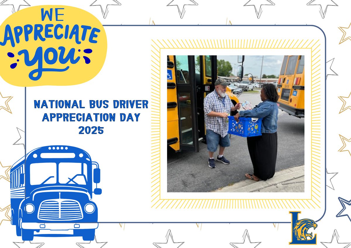 🚍A huge thank you to our incredible bus drivers for their commitment to safely transporting our students each day! #haiLtothee25 #LexingtonOne