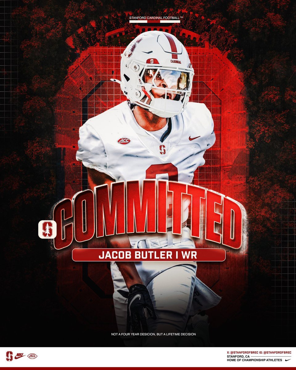Jacob "Hurricane" Butler🌪 (@hurricanjake_5) on Twitter photo Cardinal Up <a href="/StanfordFball/">Stanford Football</a>‼️
100% Committed‼️ #GoStanford 🌲🌲
<a href="/Coach__Osborne/">Tyler Osborne</a> <a href="/Albert_GarciaFB/">Albert Garcia</a> <a href="/Big75Fella/">Jordan Watkins</a> <a href="/TankWilliams13/">Tank Williams</a> <a href="/JB_SMiami/">Jerry Butler</a> <a href="/LuHiFootball/">LuHi Football</a> <a href="/CoachLiteFeet/">Coach Tiquan Garner</a> <a href="/creno7/">Chris Reno</a> #hurricaneszn Cardinal Up <a href="/StanfordFball/">Stanford Football</a>‼️
100% Committed‼️ #GoStanford 🌲🌲
<a href="/Coach__Osborne/">Tyler Osborne</a> <a href="/Albert_GarciaFB/">Albert Garcia</a> <a href="/Big75Fella/">Jordan Watkins</a> <a href="/TankWilliams13/">Tank Williams</a> <a href="/JB_SMiami/">Jerry Butler</a> <a href="/LuHiFootball/">LuHi Football</a> <a href="/CoachLiteFeet/">Coach Tiquan Garner</a> <a href="/creno7/">Chris Reno</a> #hurricaneszn