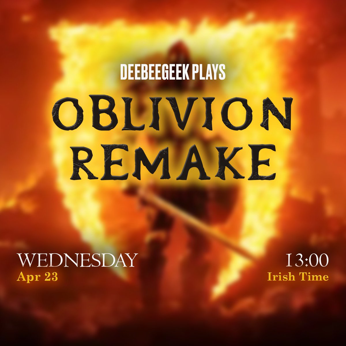I’m about to relive my childhood. The Elder Scrolls Remastered LIVE tomorrow at 1pm Irish time. Bethesda noticed me and are gonna sponsor the stream tomorrow! I could actually cry man 🥹 A dream come true! I hope to see you all there. ❤️