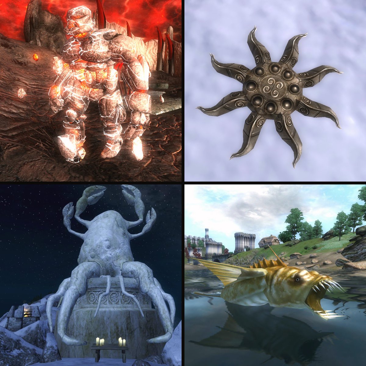 With today's release of Oblivion Remastered, I thought it would be fun to post some of the (very old) models I did for the original game. The art didn't age well but still one of the most fun production I had the chance to be part of (More info in🧵)