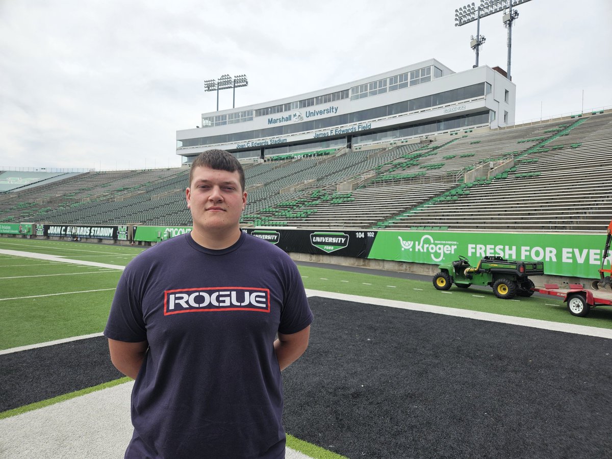 Daniel Medinger (@bigdantmedinger) on Twitter photo Thank you <a href="/HerdFB/">Marshall Football</a> for the visit invite today. Impressed with every aspect and can't wait to return in June! #ThunderingHerd #GoHill <a href="/GunterBrewer/">Gunter Brewer</a> <a href="/Coach_BMcClain/">Coach Bob McClain</a> <a href="/CoachQ___/">Quint Cottingham</a> <a href="/CoachTonyGibson/">Tony Gibson</a> <a href="/RHredmen_FB/">Rock Hill Redmen Football</a> <a href="/sportsturtle11/">Tim Stephens</a> <a href="/PrepRedzoneOH/">Prep Redzone Ohio</a> <a href="/Mark__Porter/">ScoutingOhio.com - 247 Sports - Bucknuts</a> <a href="/apPrep/">apPrep HQ</a> Thank you <a href="/HerdFB/">Marshall Football</a> for the visit invite today. Impressed with every aspect and can't wait to return in June! #ThunderingHerd #GoHill <a href="/GunterBrewer/">Gunter Brewer</a> <a href="/Coach_BMcClain/">Coach Bob McClain</a> <a href="/CoachQ___/">Quint Cottingham</a> <a href="/CoachTonyGibson/">Tony Gibson</a> <a href="/RHredmen_FB/">Rock Hill Redmen Football</a> <a href="/sportsturtle11/">Tim Stephens</a> <a href="/PrepRedzoneOH/">Prep Redzone Ohio</a> <a href="/Mark__Porter/">ScoutingOhio.com - 247 Sports - Bucknuts</a> <a href="/apPrep/">apPrep HQ</a>