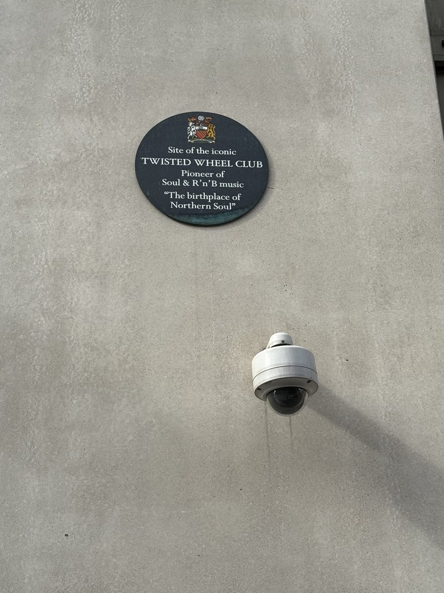 The home of Northern Soul. A spiritual visit to Manchester today to see the site of the birthplace of Northern Soul in Whitworth St. The Twisted Wheel club. In reality this was the second site of the club, but where it all started. #northernsoul
