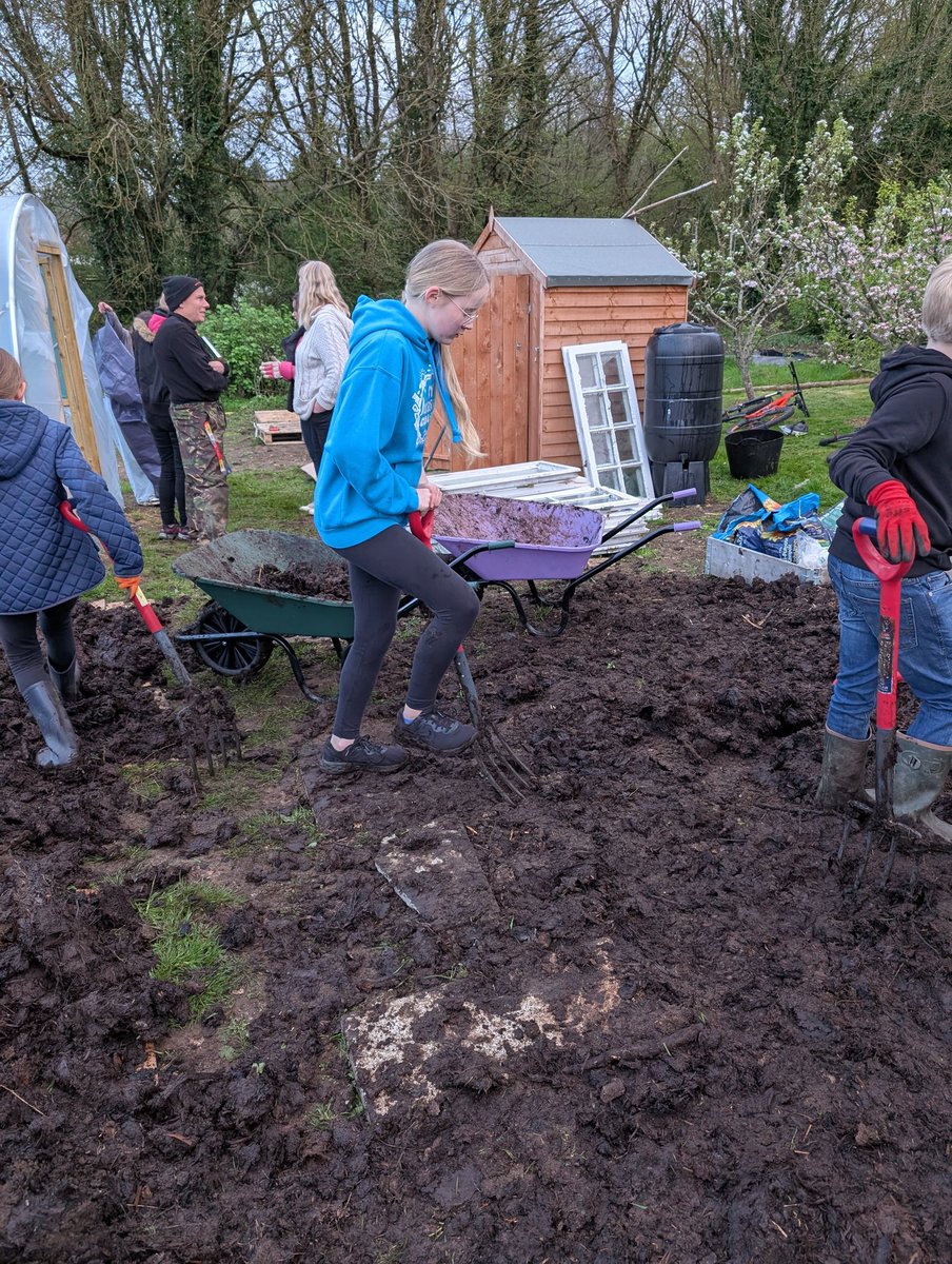 So often magazine articles and television programs focus on encouraging children (under 11s) to grow. But why does this stop at Primary School? Buckland Newton Youth Club members took on an allotment in 2024 and having cleared it started sowing this evening. <a href="/GWandShows/">BBC Gardeners World</a> <a href="/DCMS/">Department for Culture, Media and Sport</a>