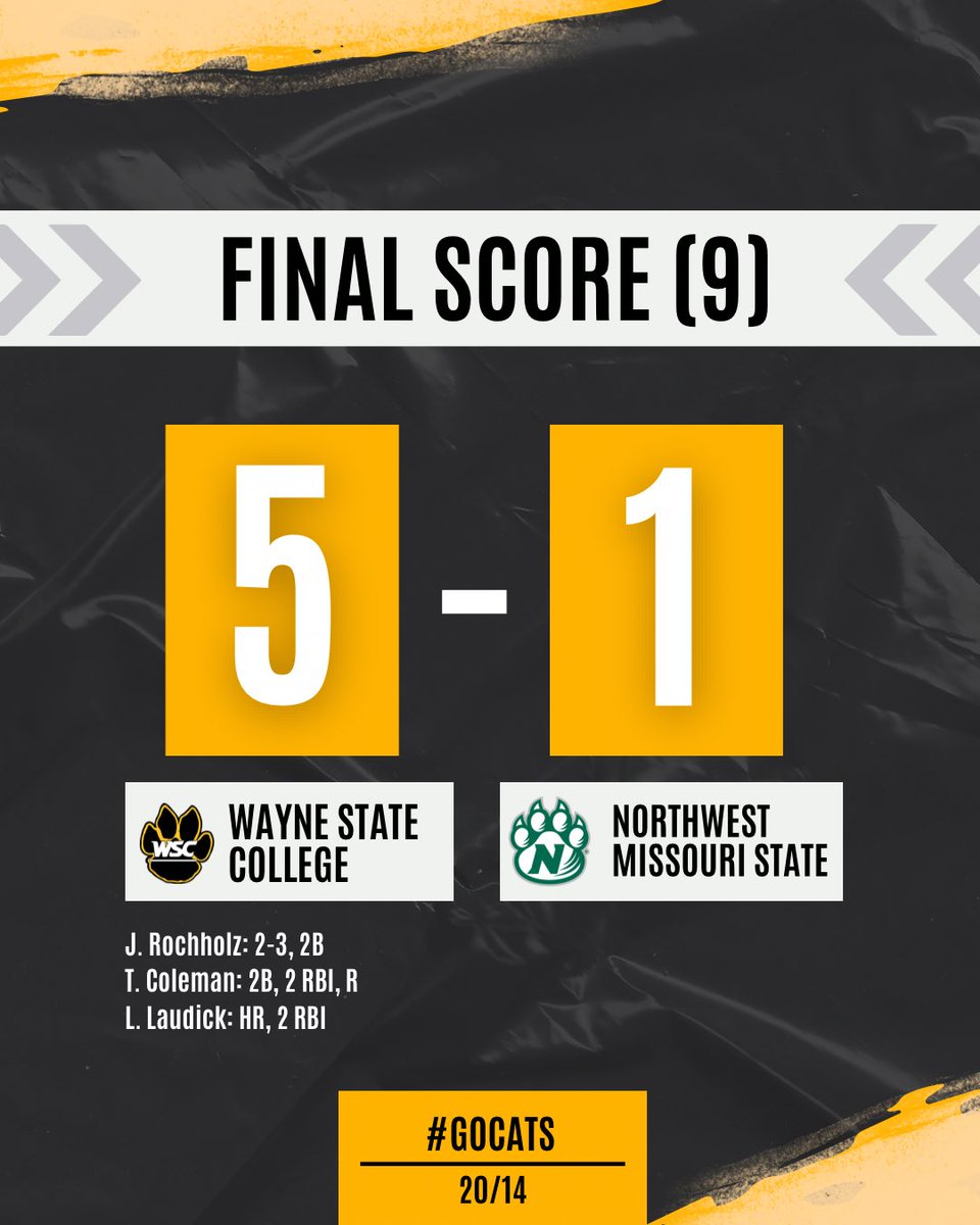 WSCWildcatSB's tweet photo. Extra Innings Win 😎

#GoCats https://t.co/LuU4yA60kH