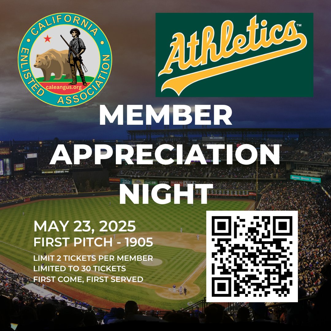 caleangus's tweet image. ⚾ You're Invited: CAL EANGUS Membership Appreciation Night – May 23rd! - mailchi.mp/caleangus/saca…