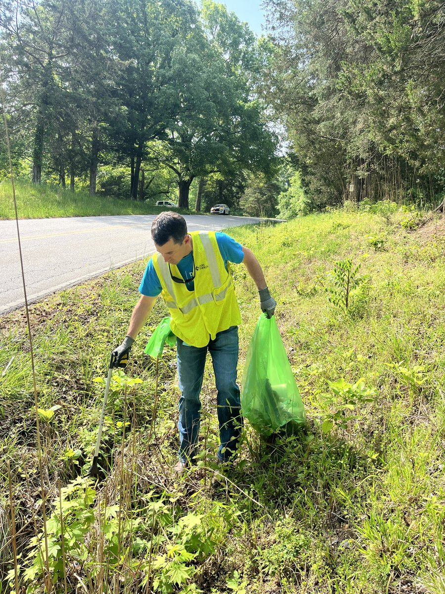 Our <a href="/DukeEnergy/">Duke Energy</a> volunteer crew celebrated Earth Day by picking up 21 bags of trash with Keep Lancaster County Beautiful. You can help keep your community beautiful by securing debris when you’re traveling and doing your own local litter pickup. 🌎