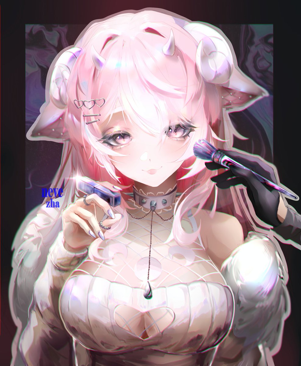 nevezhatvar's tweet image. art trade with @mrscujohs on tg