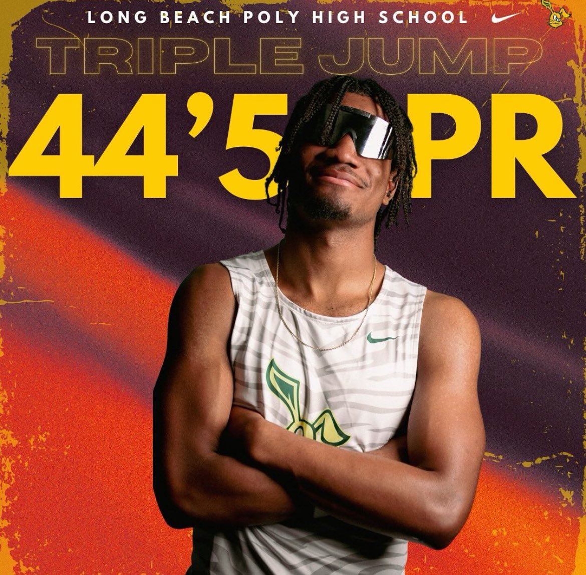 Jwestonjr_1's tweet image. Got a new PR in the triple jump but I’m looking to do better by the end of the season @LBPolyTrack_XC