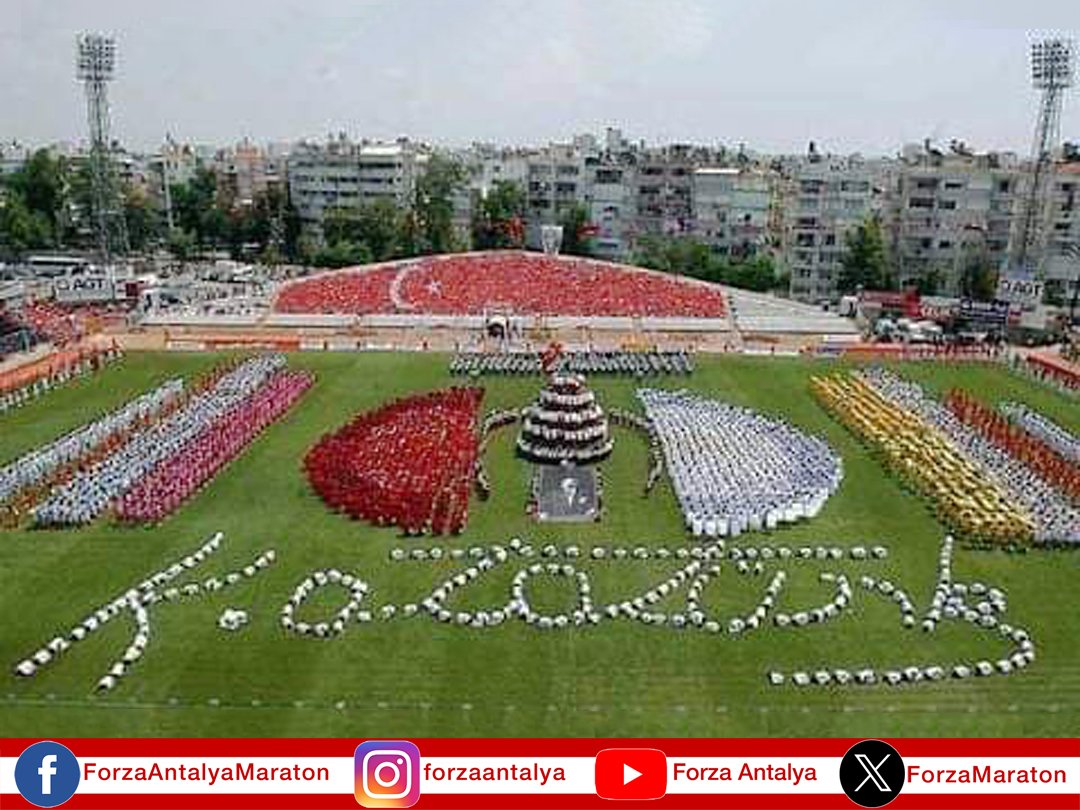 🇹🇷 23 Nisan Ulusal Egemenlik ve Çocuk Bayramı Kutlu olsun.

🇹🇷 Bu vatanı bizlere emanet eden Mustafa Kemal Atatürk ve silah arkadaşlarını saygı ve minnetle anıyoruz.

🇹🇷 Stadyumda milli bayram kutlamayı ve Antalya Atatürk Stadını çok özledik.

#23Nisan #Bugün23Nisan #Antalyaspor