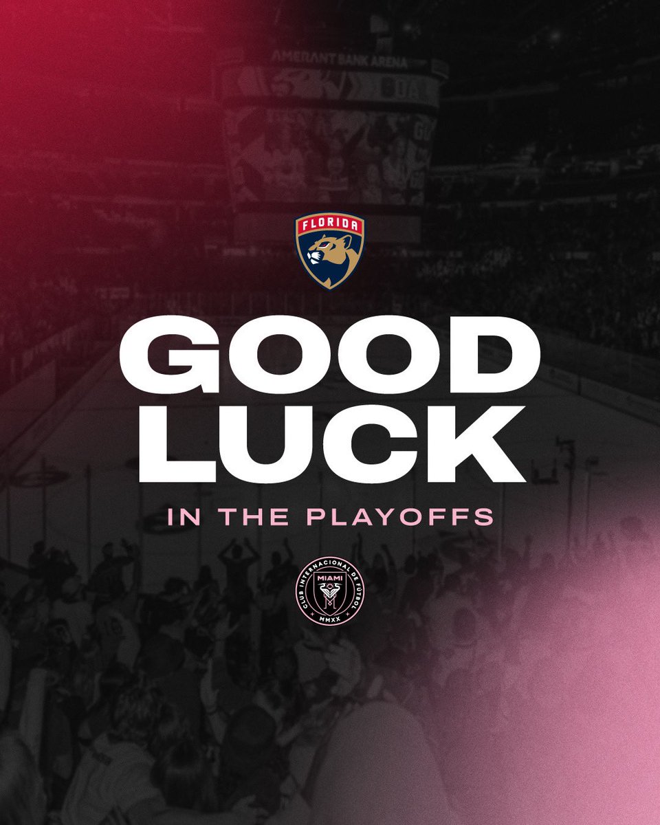 Inter Miami CF (@intermiamicf) on Twitter photo You have the whole city behind you! 💪 <a href="/FlaPanthers/">Florida Panthers</a> You have the whole city behind you! 💪 <a href="/FlaPanthers/">Florida Panthers</a>