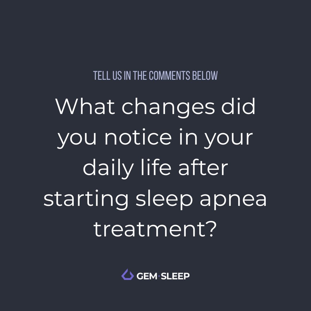 GemSleep's tweet photo. It's Sleep Apnea Education Week and we want to hear from you!

What changes did you notice in your daily life after starting sleep apnea treatment?

#SleepApneaEducationWeek #SleepApnea https://t.co/NhsE0fUpU2