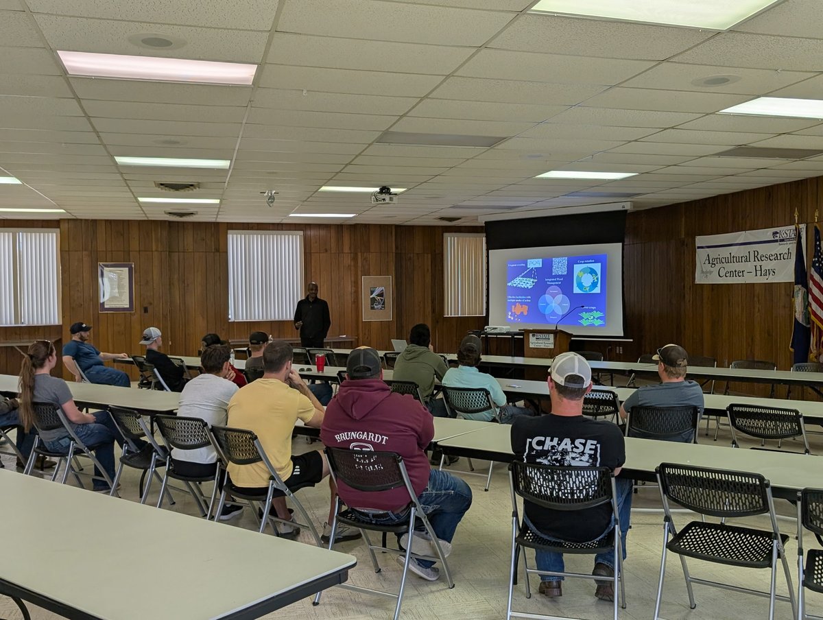 It was great to guest lecture the students of FHSU about managing herbicide-resistant weeds.