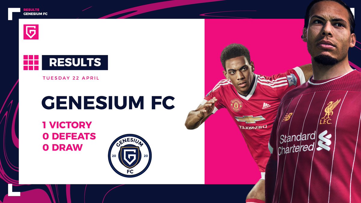 Genesium FC β½οΈ (@genesiumfc) on Twitter photo ππππππππ β½οΈ
ποΈ 22 Avril
π <a href="/OfficialVPG/">Virtual Pro Gaming</a>β’ UEFA
β0-1 <a href="/eSportsDark_/">Dark eSports</a> βοΈ
βοΈ2-0 <a href="/eSportsDark_/">Dark eSports</a> π‘
Qualifier π€
Bien jouΓ© Γ nos adversaires π
<a href="/TeamGenesium/">Genesium</a> @AguiasCP #WhereItBegins πΎ ππππππππ β½οΈ
ποΈ 22 Avril
π <a href="/OfficialVPG/">Virtual Pro Gaming</a>β’ UEFA
β0-1 <a href="/eSportsDark_/">Dark eSports</a> βοΈ
βοΈ2-0 <a href="/eSportsDark_/">Dark eSports</a> π‘
Qualifier π€
Bien jouΓ© Γ nos adversaires π
<a href="/TeamGenesium/">Genesium</a> @AguiasCP #WhereItBegins πΎ