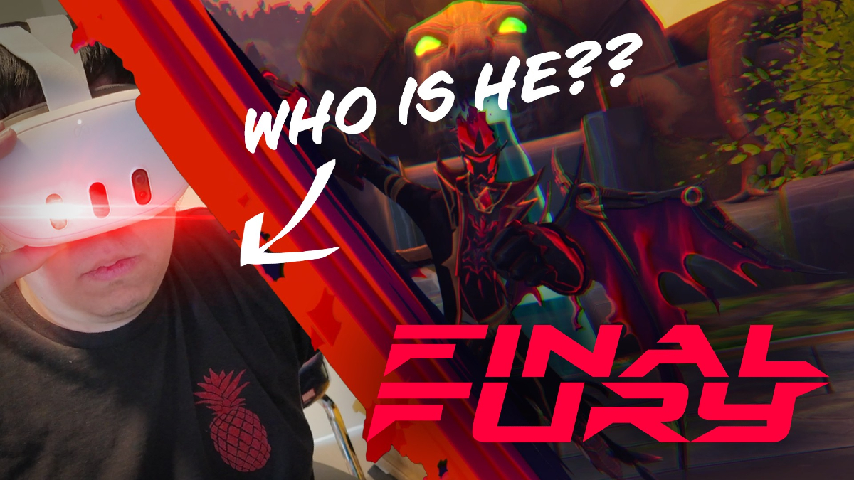 FinalFuryVR's tweet photo. WHO is this mystery man? 

WHAT does he have to do with #FINALFURYVR?

Find out more TOMORROW!

#FGC #VRgaming https://t.co/Au7MMNyGwH